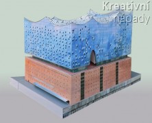 Papírový model - Labská filharmonie v Hamburku (S130)