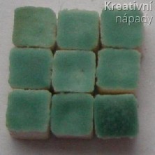 Mozaika 3x3x3mm tyrkysová 130453