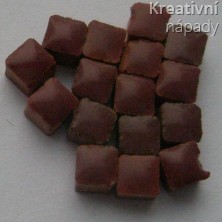 Mozaika 3x3x3mm vínová 130464