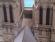 Papírový model - Katedrála Notre-Dame Paris (787)