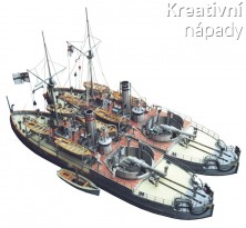 Laserová sada - Obrněné dělové čluny S.M.S. Wespe & Natter (4044)