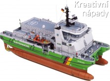Papírový model / vystřihovánka - Německý celní křižník 
