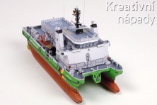 Papírový model / vystřihovánka - Německý celní křižník 