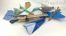 Dřevěný model SKY SURFER AIRPLANE LAUNCHER