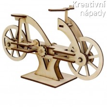 Dřevěný model Da Vinciho bicyklu