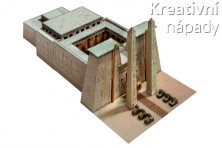 Papírový model - Egyptský palác (711)