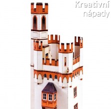 Papírový model / vystřihovánka - Myší věž Bingen am Rhein (745)