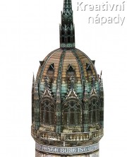 Papírový model - Zámecký kostel Wittenberg (758)