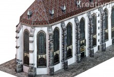 Papírový model - Zámecký kostel Wittenberg (758)