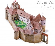 Papírový model - Hrad Meersburg (763)