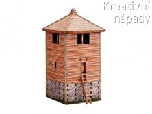 Papírový model - římská dřevěná strážní věž (783)