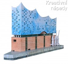 Papírový model - Labská filharmonie v Hamburku (S130)