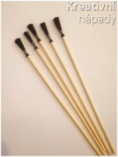 Malý Ebru stětec ArtDeco z koňských žíní