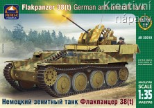 Něměcký protiletadlový tank Flakpanzer 38(t)