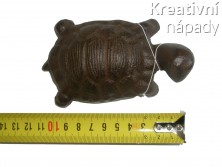 Mozaikový set - bronzová malá želvička (bez mozaiky + rozměr)