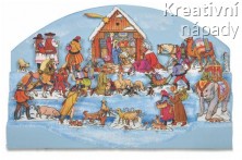 Betlém Kolínská Žitovka - reprint reklamního betlému