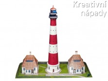 Papírový model  - Maják Westerheversand (799)