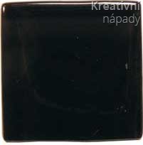 Skleněná mozaika S13 černá, 10x10 mm