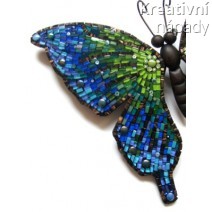 Mozaikový set - modrý motýl  40 cm