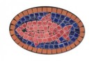 Mozaika 10x10x3mm vínová 104063