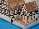 Papírový model / vystřihovánka - Středověký špitál Blaubeuren (732)
