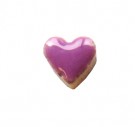  - Mozaika srdce purpurové - malé 8 mm
