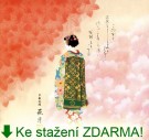  - Yuzen - japonský motiv, dívka - KE STAŽENÍ ZDARMA!