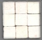  - Mozaika 3x3x3mm bílá matná 130417