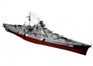  - Papírový model - Bitevní loď Bismarck s kamufláží (3964)