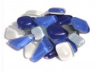  - Skleněná mozaika S29 modrý mix, zlomky, 200g
