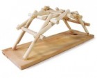 Dřevěný model Da Vinciho mostu